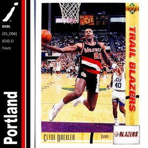 Portland Trailblazers (Clyde Drexler) - BKBL [25_CD6]